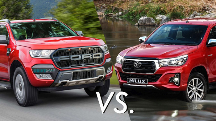 ford ranger vs toyota hilux