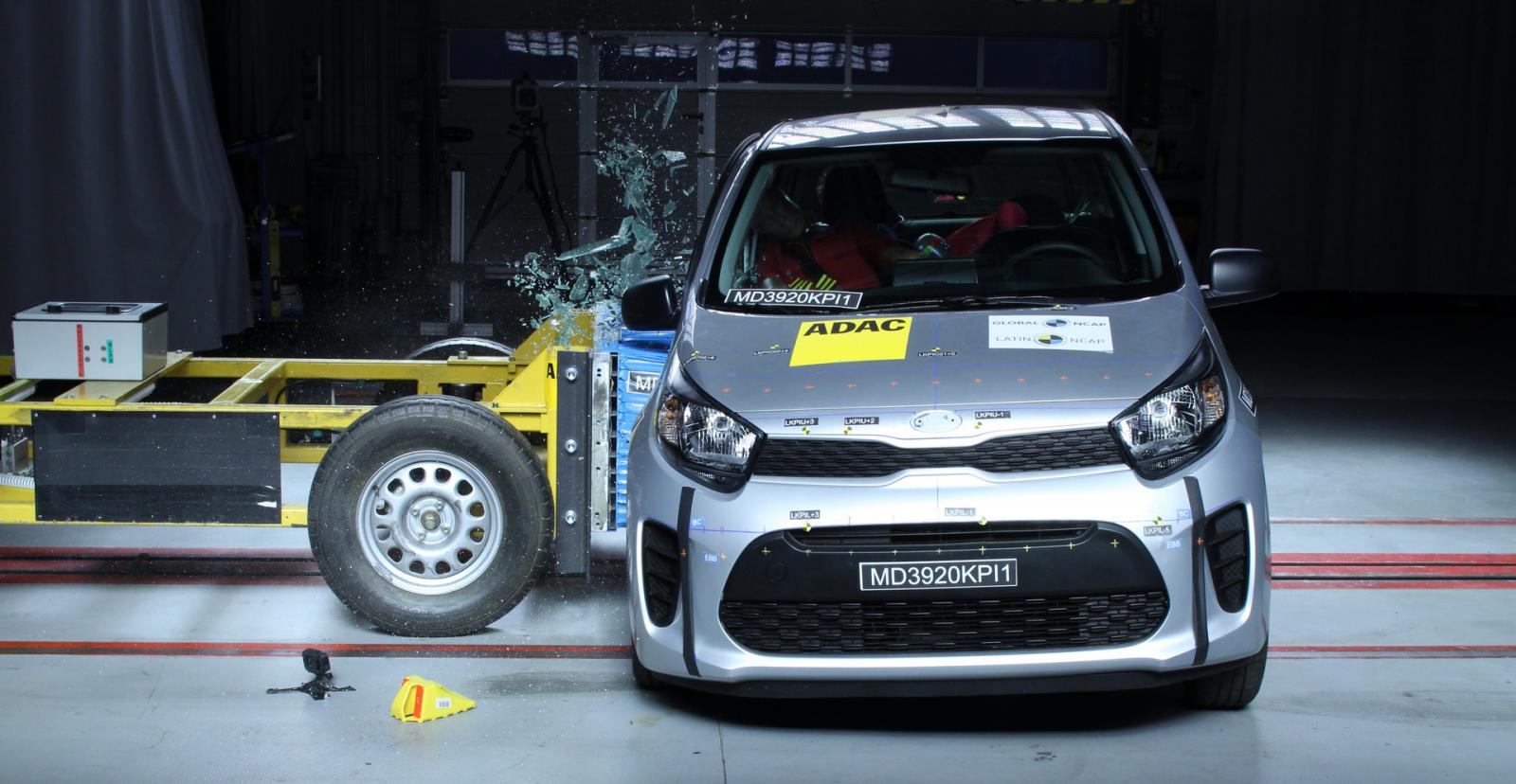 Kia Picanto 2020 received 0 stars in the Latin NCAP crash test